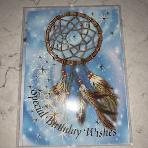 Dream Catcher Native American Birthday Card